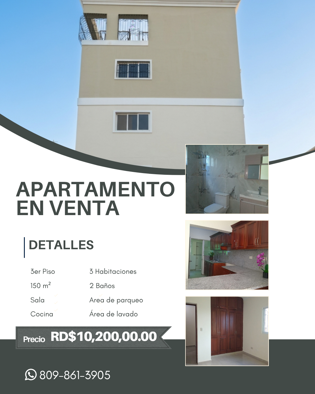 Se vende apartamento en el Millón