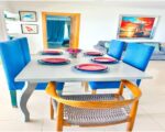 VENDO EXCLUSIVO APTO CON VISTA AL MAR DE 360 GRADOS EN BOCA CHICA, 2 HABS., 115 Mts.2, 3 BALCONES Y CON LA MEJOR UBICACIÓN - Apartamentos en Boca Chica