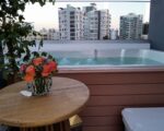 Se alquila, Apartamento 1Hab Amueblado Ideal para Estudiantes, Parejas o Empresarios con Area Social Rooftop, Picuzzi, Lounge y Gym en El Vergel - Apartamentos en Ensanche Espaillat