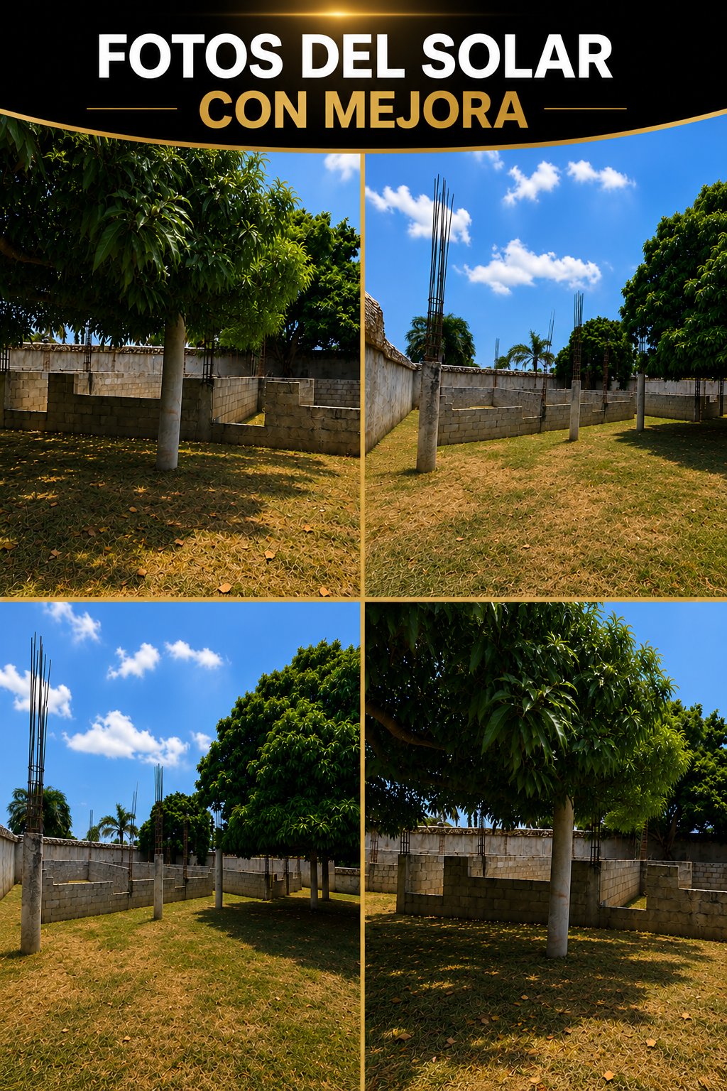 Venta de solar con mejora para locales comerciales, al lado del Residencial Homes Residences