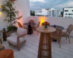 Se alquila, Apartamento 1Hab Amueblado Ideal para Estudiantes, Parejas o Empresarios con Area Social Rooftop, Picuzzi, Lounge y Gym en El Vergel - Apartamentos en Ensanche Espaillat